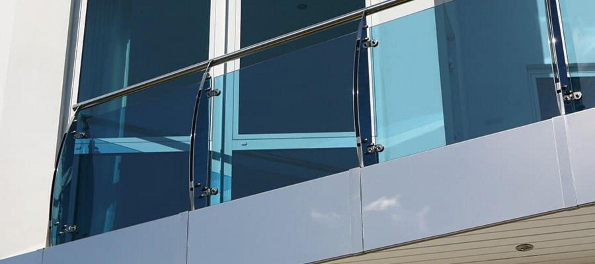 Balaustrada con cristal de seguridad