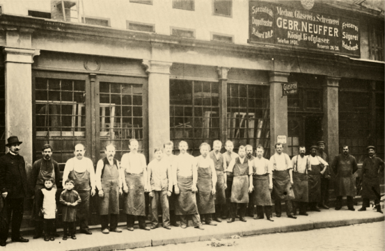 Foto original del equipo de Neuffer en 1872