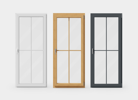 Puertas balconeras con barrotillos