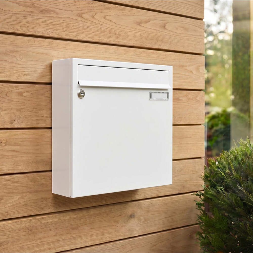 Situación de instalación del buzón de correo MEFA Sonate blanco