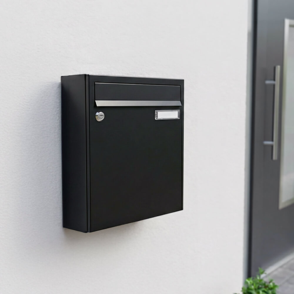 Situación de instalación del buzón de correo MEFA Sonate negro