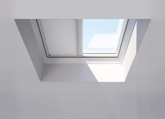 Claraboya de color blanco