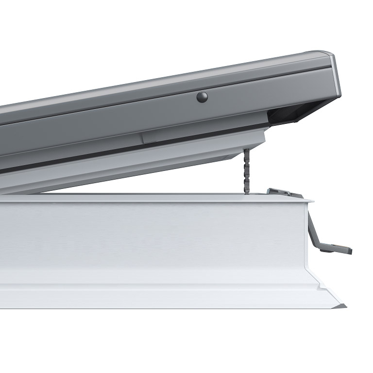 Apertura eléctrica de claraboya