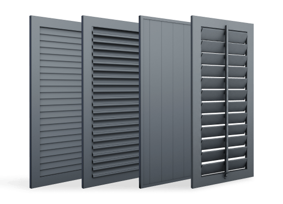 Contraventanas de aluminio diseño