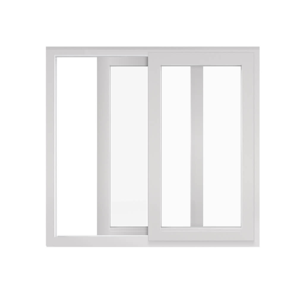 Ventana corredera color blanco