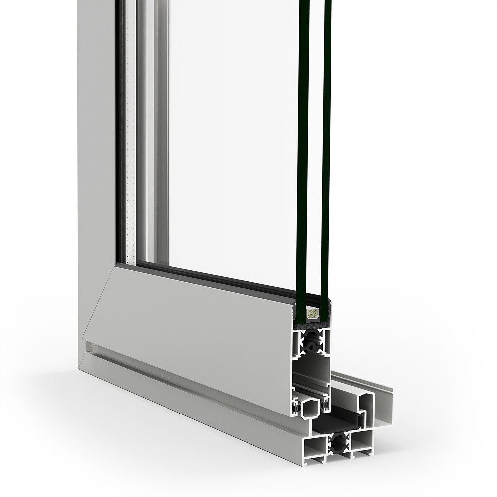 Perfil de aluminio Cortizo 4200