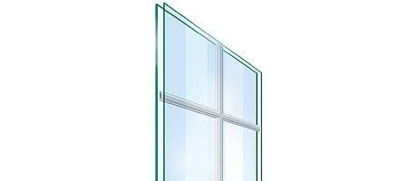 Barra de acristalamiento Helima - ventana PVC