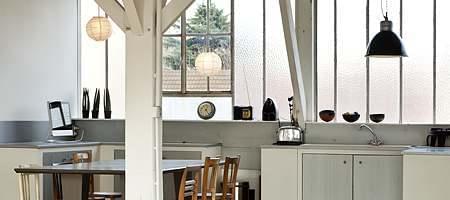 Ejemplos de ventanas para cocina con vidrio opaco