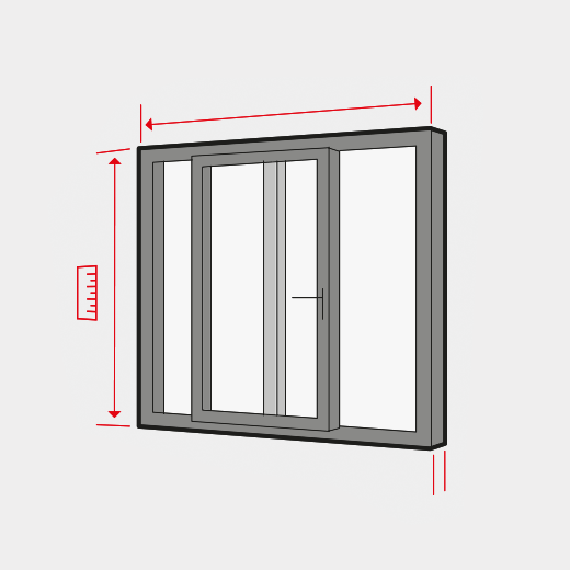 Medir puertas para patio