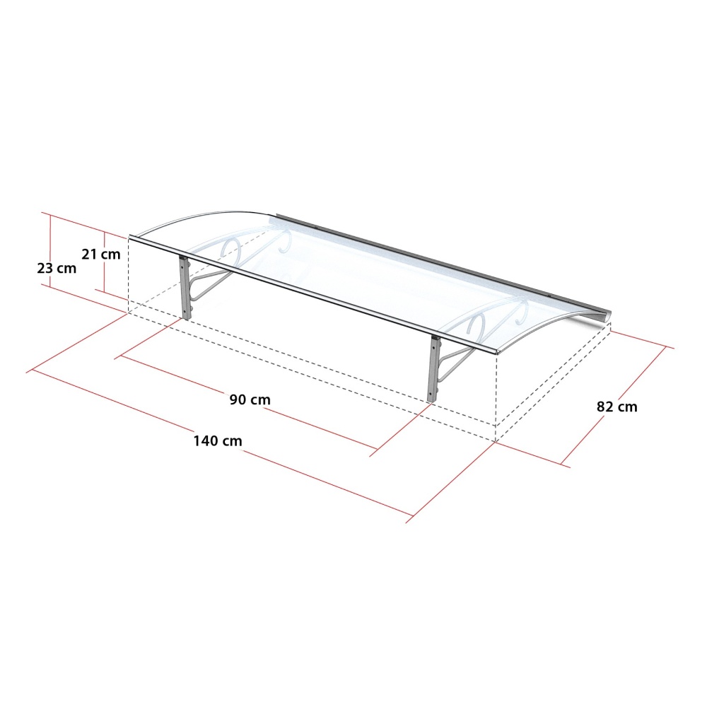 Marquesina Alicante dimensiones 150