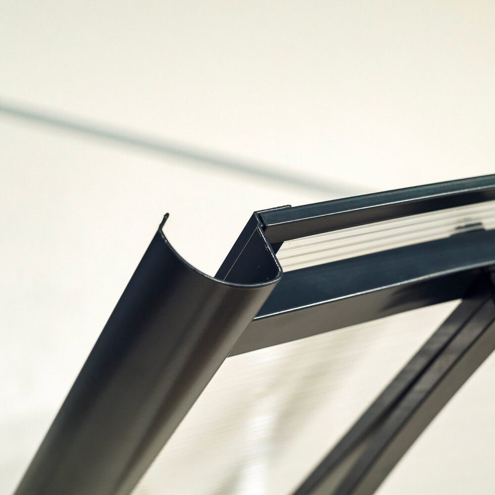 Marquesina Bilbao detalle canaleta