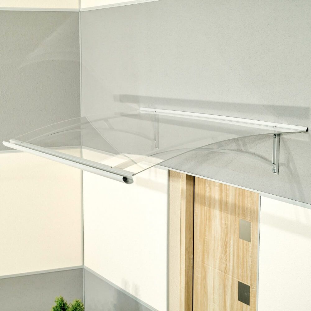 Marquesina Córdoba blanca instalada