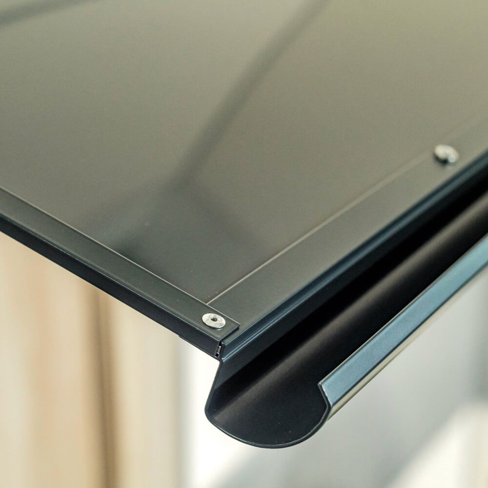 Marquesina Gijón - detalle canaleta