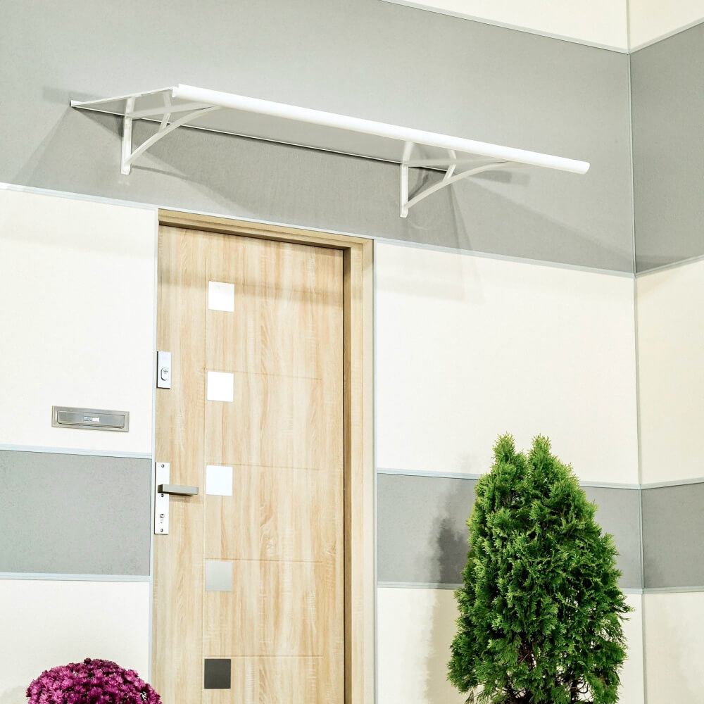 Marquesina Palma color blanco