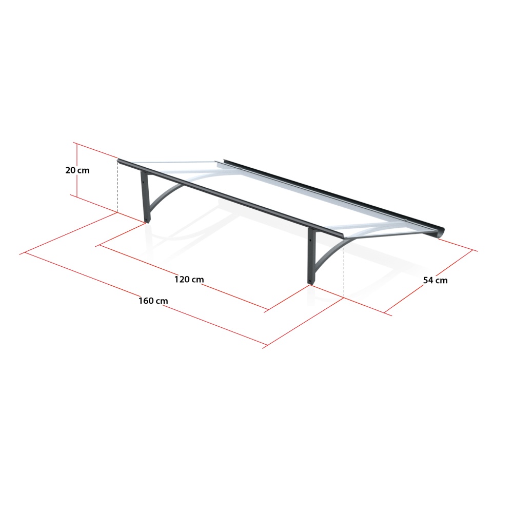 Marquesina Sevilla dimensiones 160