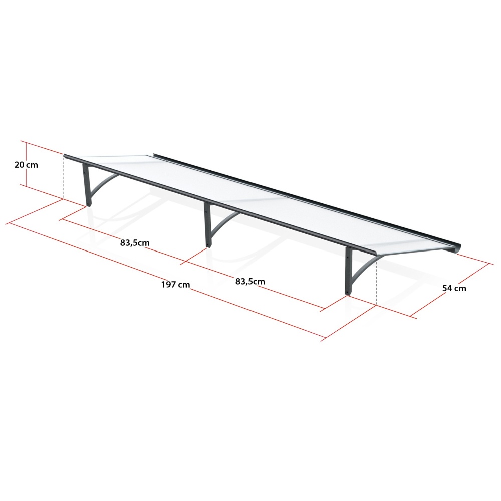 Marquesina Sevilla dimensiones 197