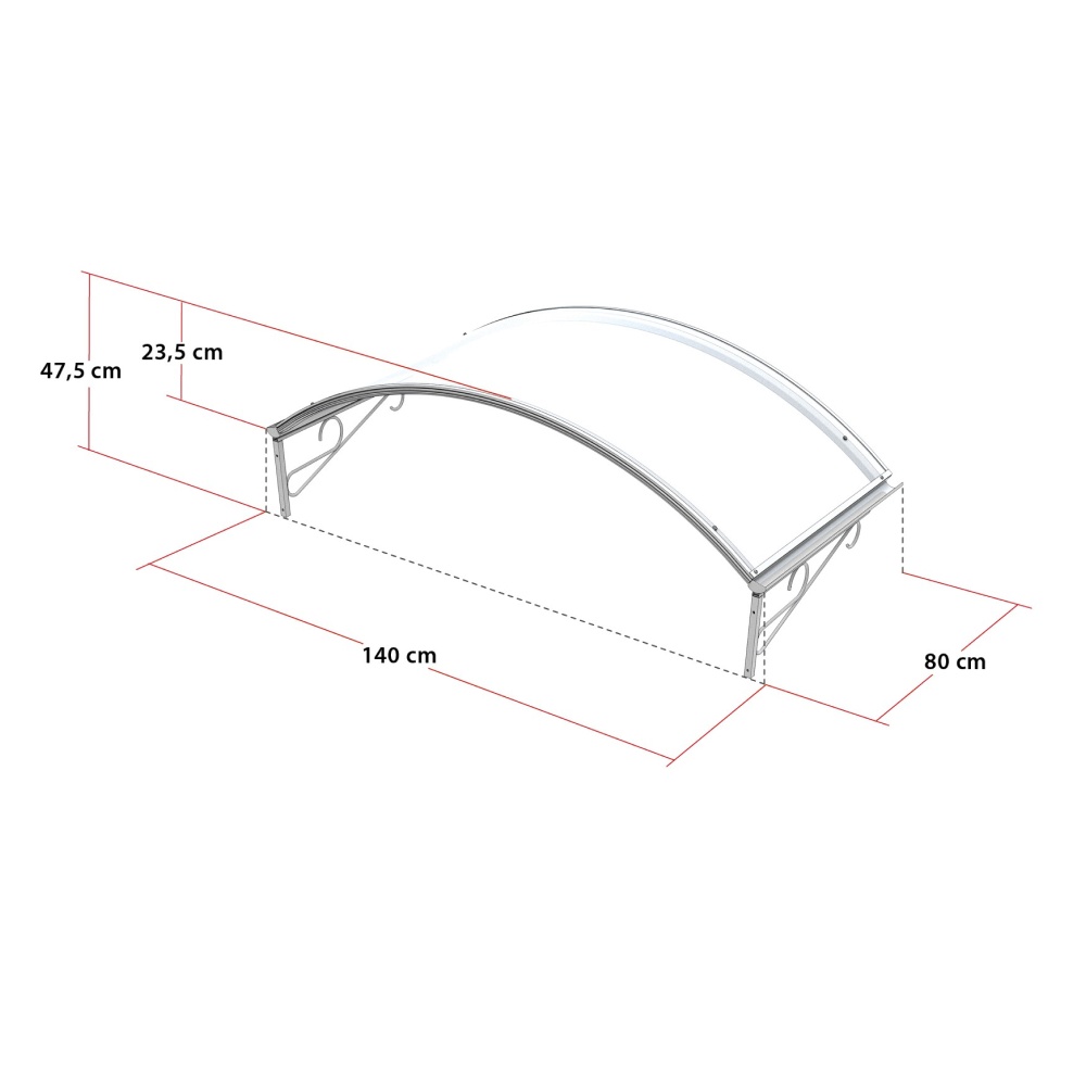 Marquesina Valladolid - dimensiones