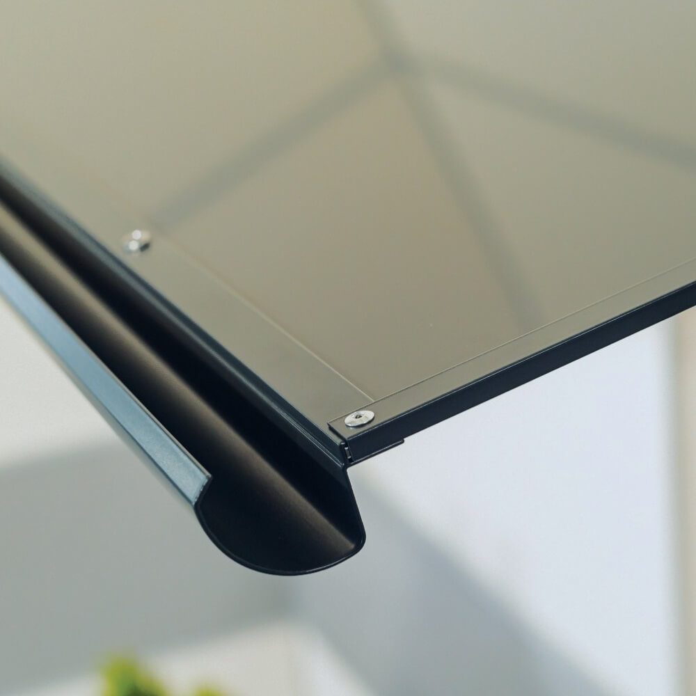 Marquesina Vigo - canaleta detalle