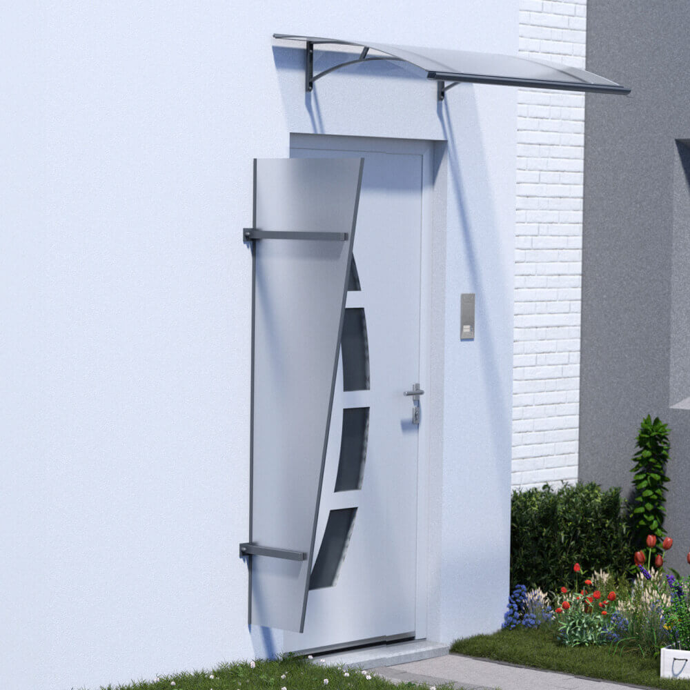 Panel lateral huelva instalado con marquesina