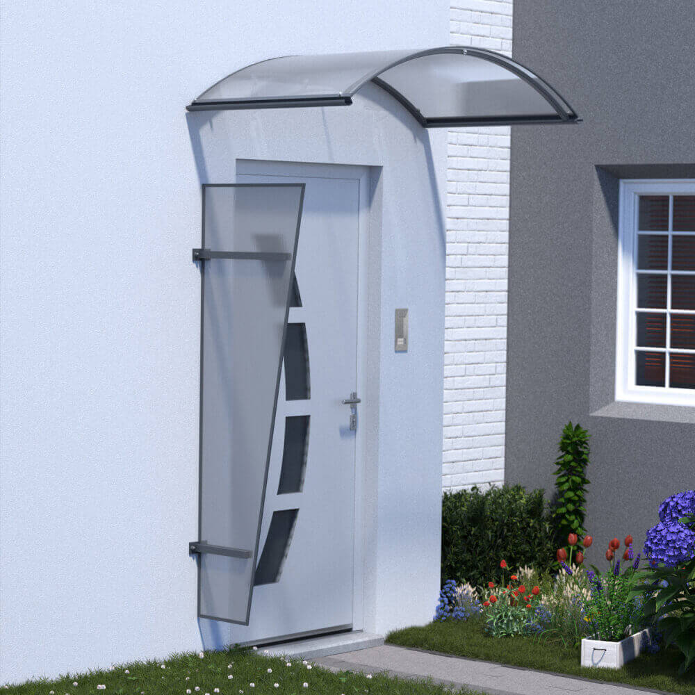 Panel lateral Lérida antracita instalado