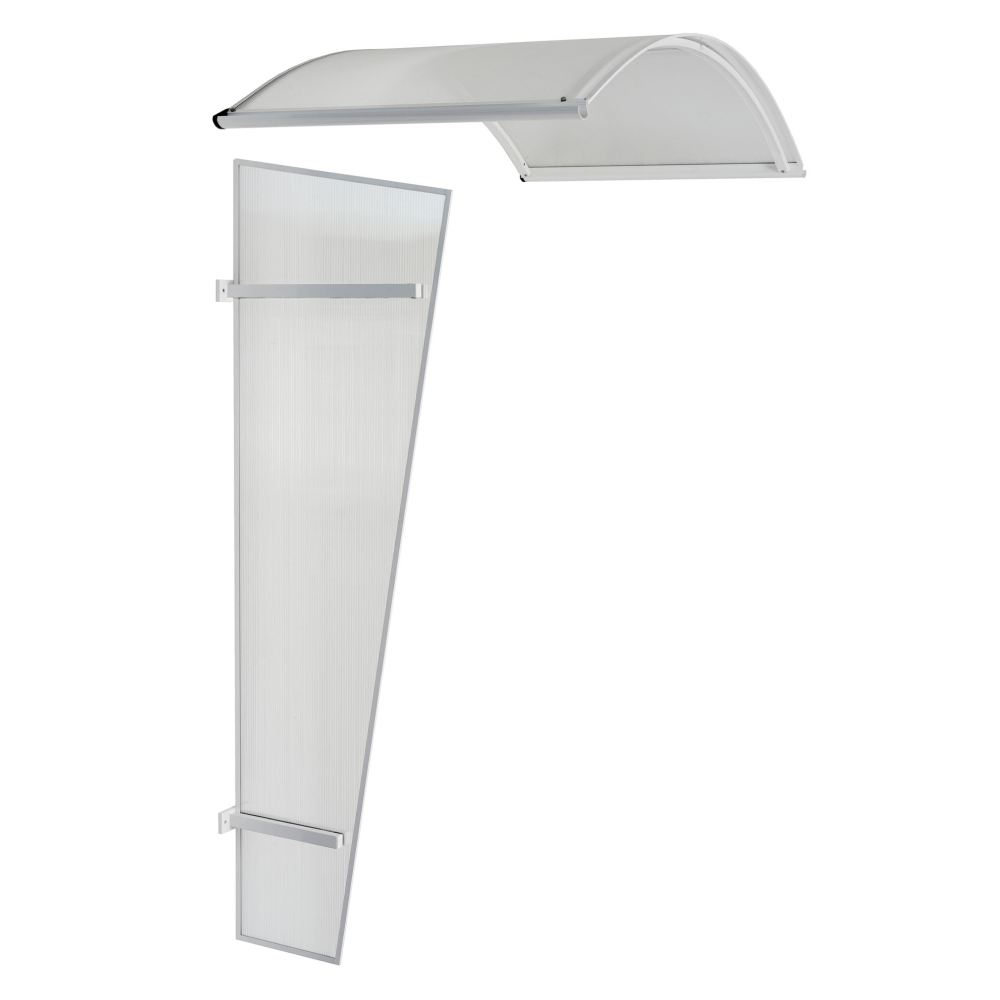 Panel lateral Tarragona con marquesina color plata