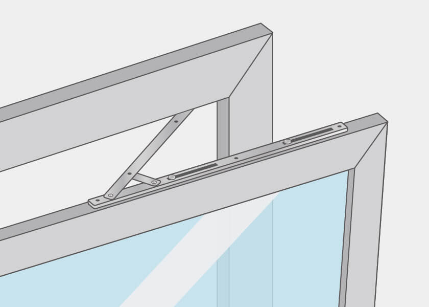 Accesorios para puertas correderas elevables de aluminio