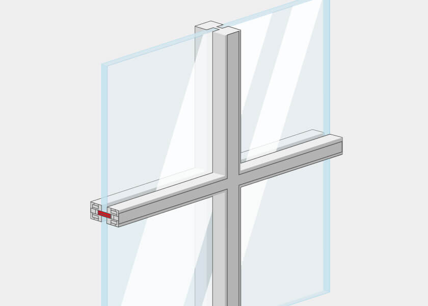 Barrotillos de PVC para puertas correderas elevables