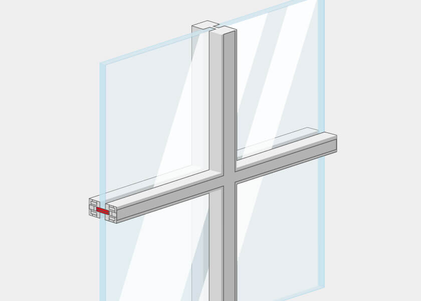 Barras de acristalamiento de puertas correderas