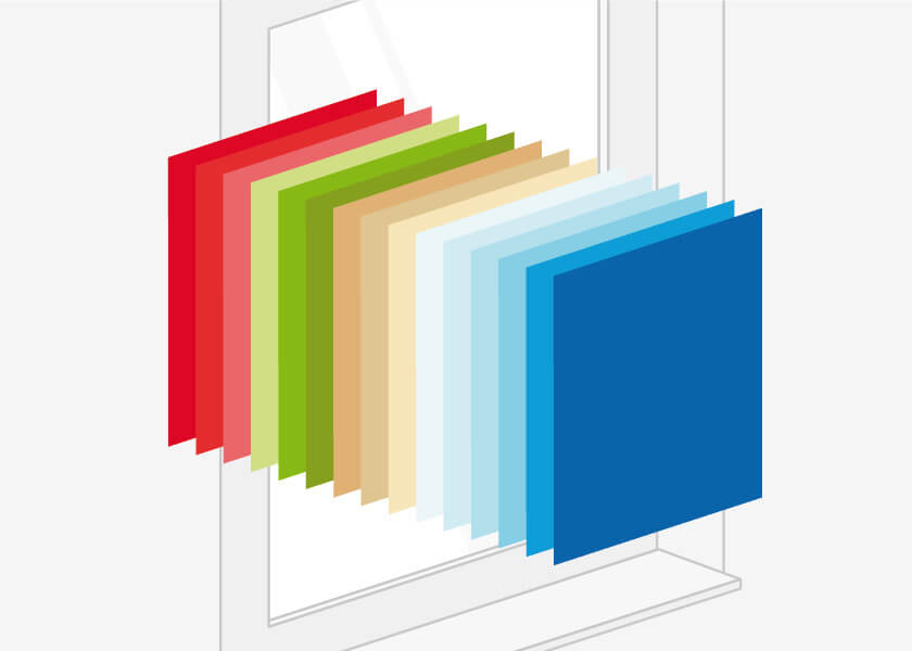 Colores para puertas correderas elevables de PVC-aluminio