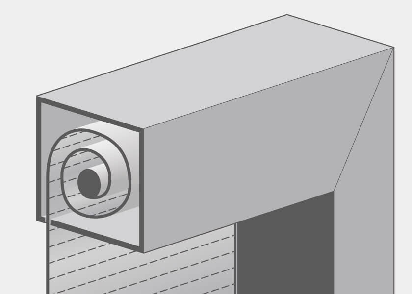 Persianas enrollables para puertas correderas elevables de aluminio