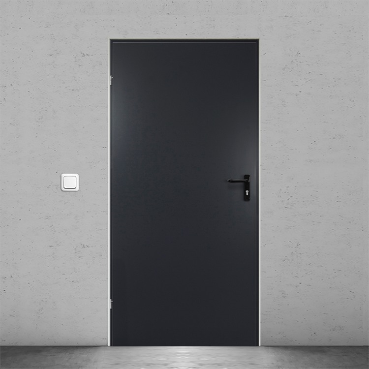 Interior de la puerta multiusos de acero Teruel