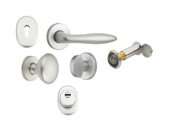 Kit accesorios plateado