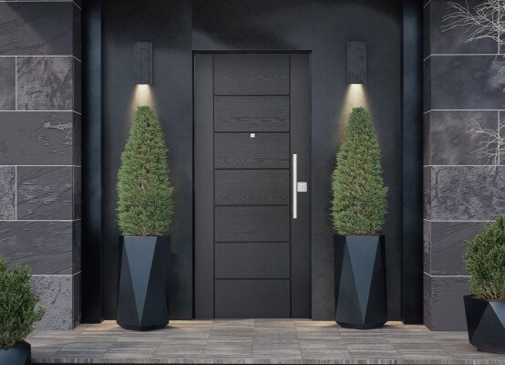 Puerta acorazada de diseño