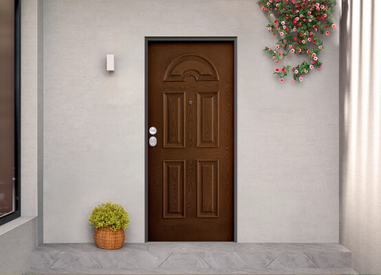 Puerta acorazada modelo Ronda instalada