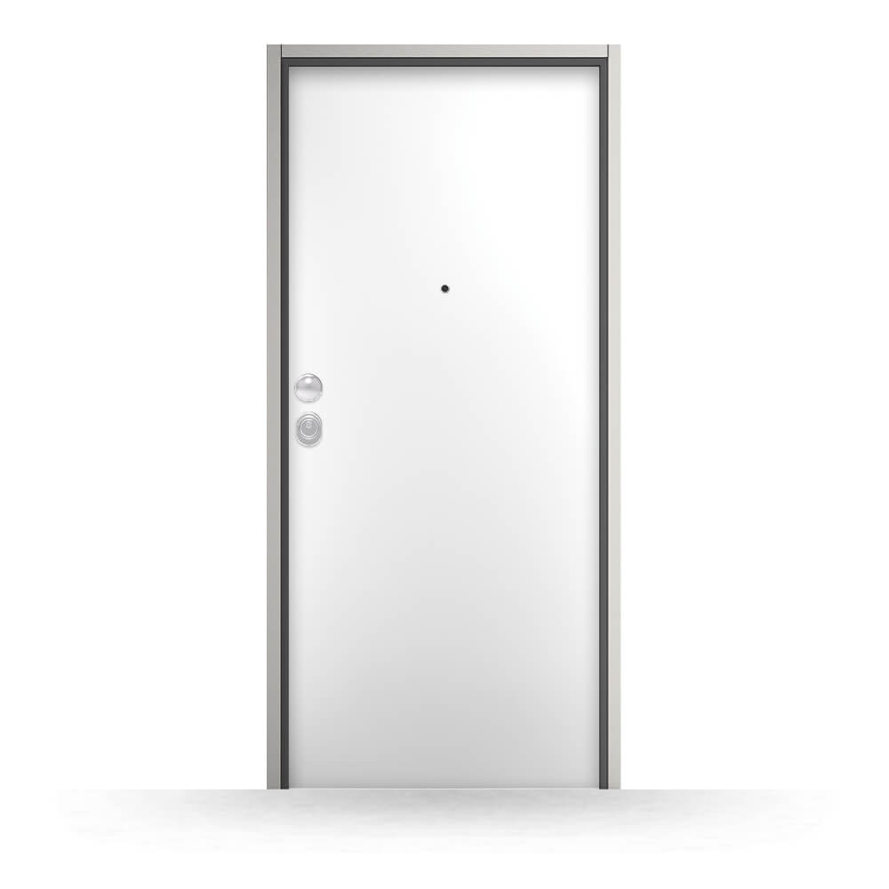 Puerta acorazada modelo Altea interior blanco