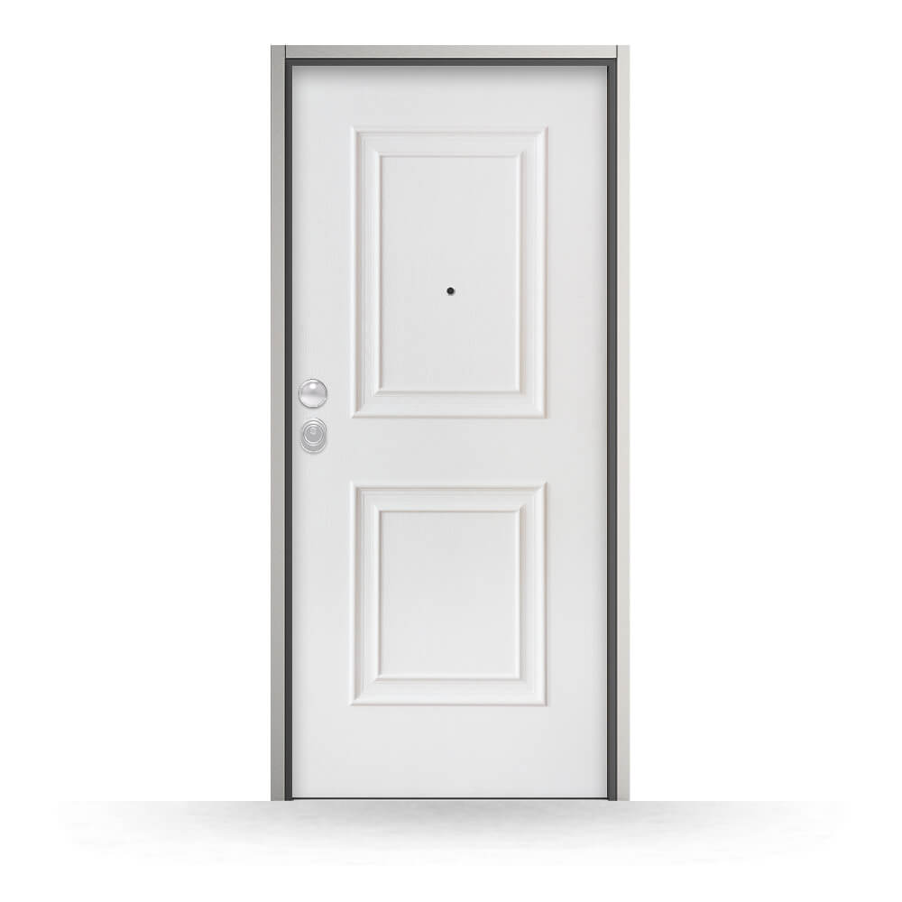Puerta acorazada modelo Noja blanco