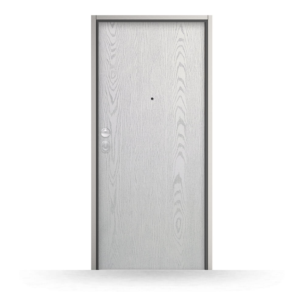 Puerta acorazada modelo Toledo interior blanco