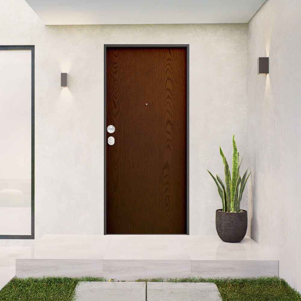 Puerta acorazada modelo Toledo instalada