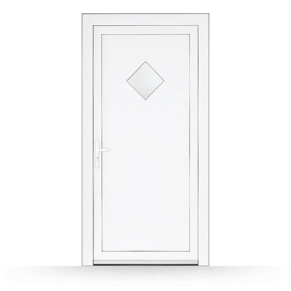 Puerta auxiliar malaga en blanco
