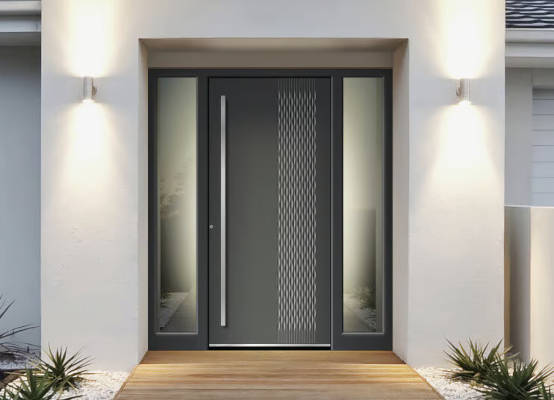 puerta aluminio entrada principal