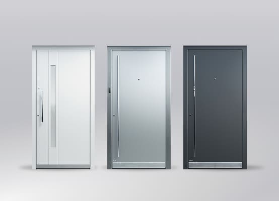 Opciones de colores para puerta de entrada de aluminio