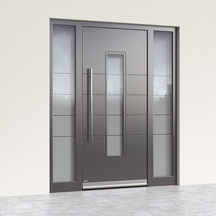 Puerta de entrada de aluminio Vitoria, situación de la instalación