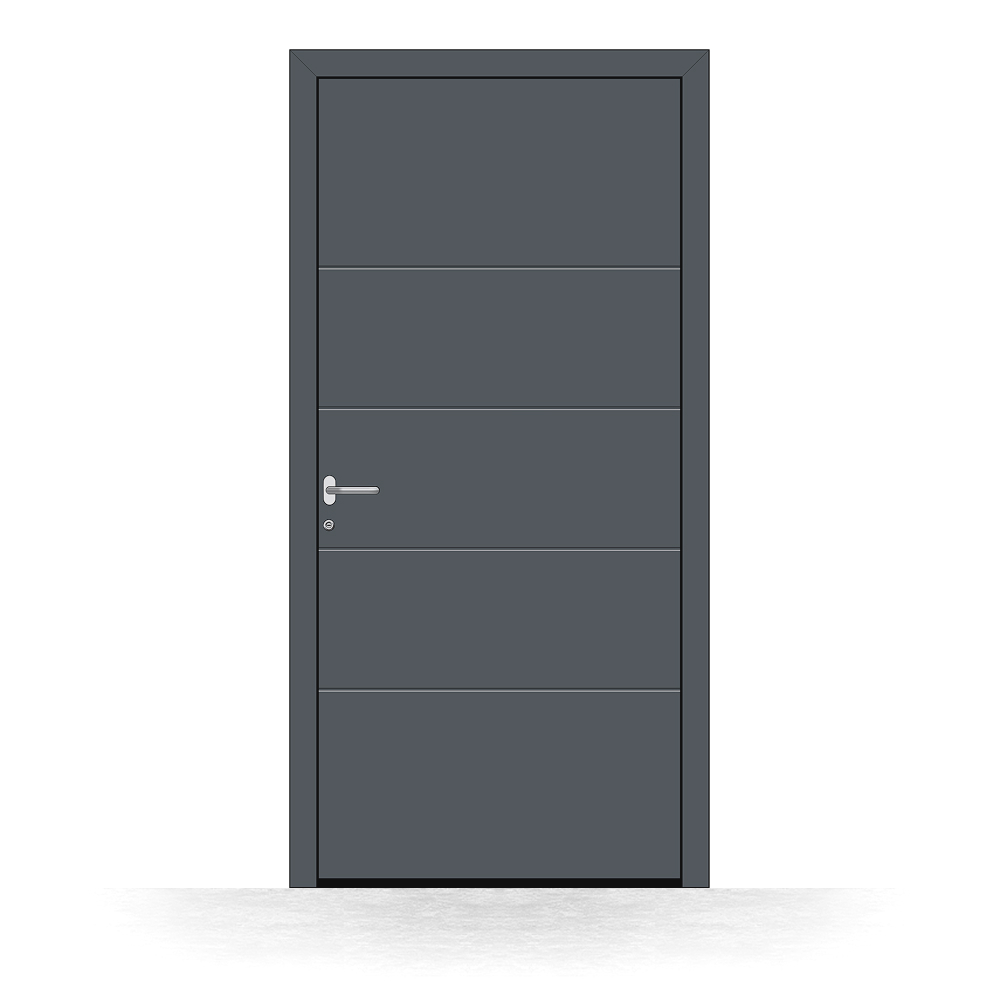 Puerta de entrada de aluminio BASIC Avilés exterior