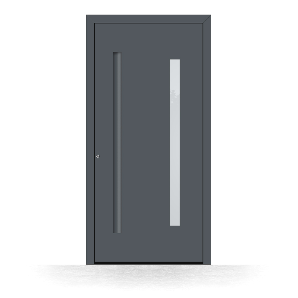 Puerta de entrada de aluminio BASIC Castelldefells exterior