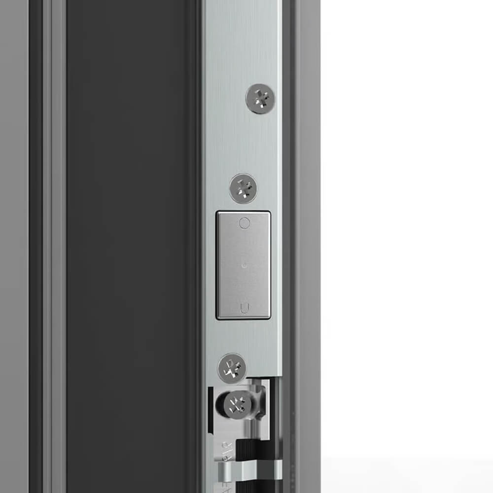 Puerta de entrada de aluminio BASIC cerradura