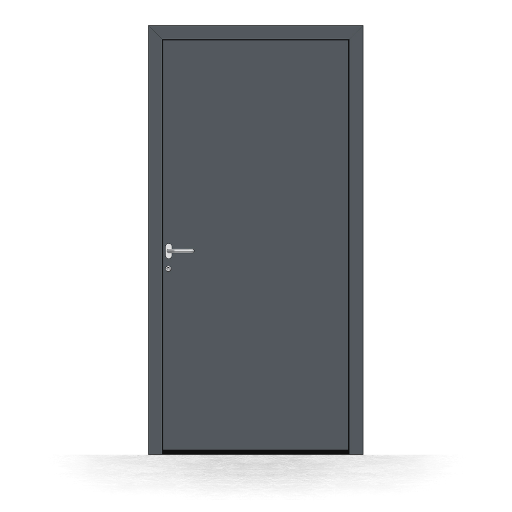 Puerta de entrada de aluminio BASIC Gandía exterior