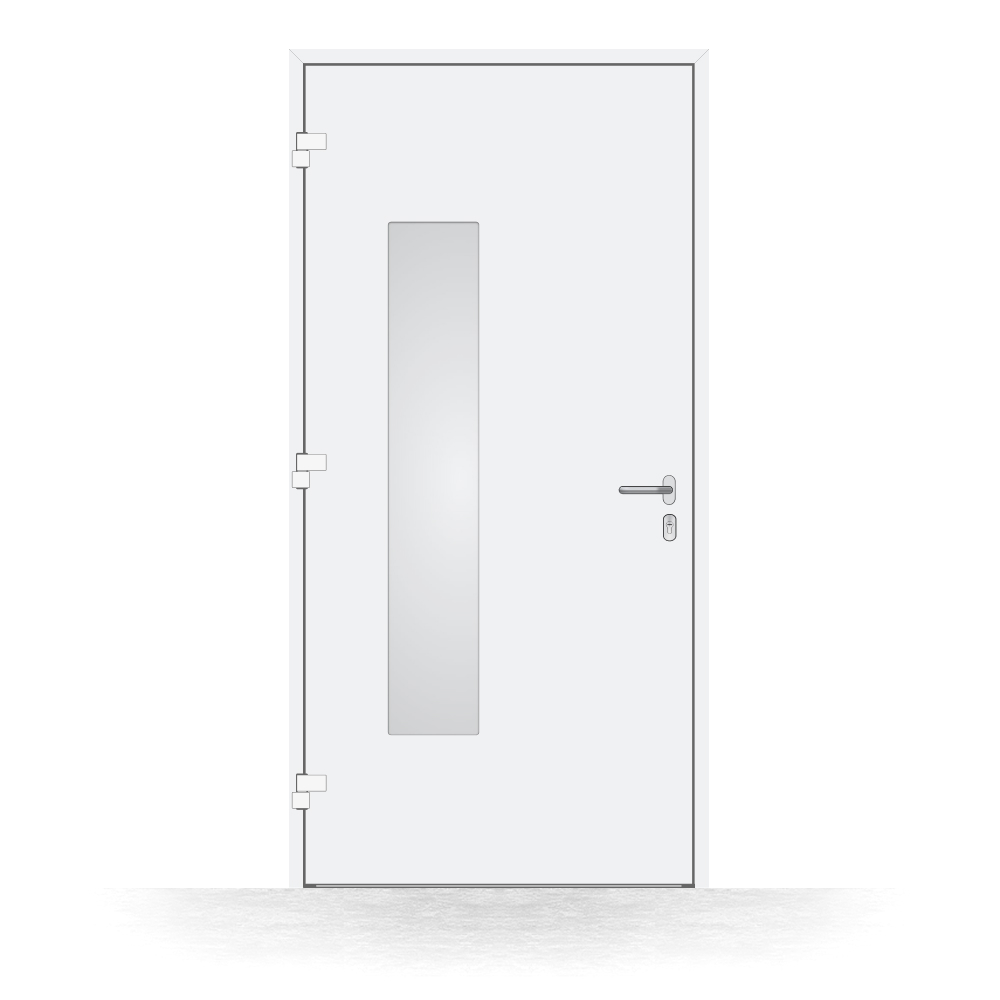 Puerta de entrada de aluminio BASIC Paterna interior