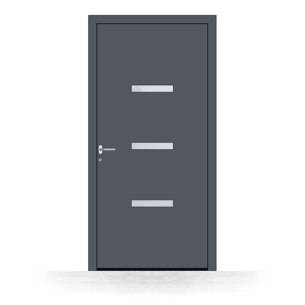 Puerta de entrada de aluminio BASIC Sagunto exterior