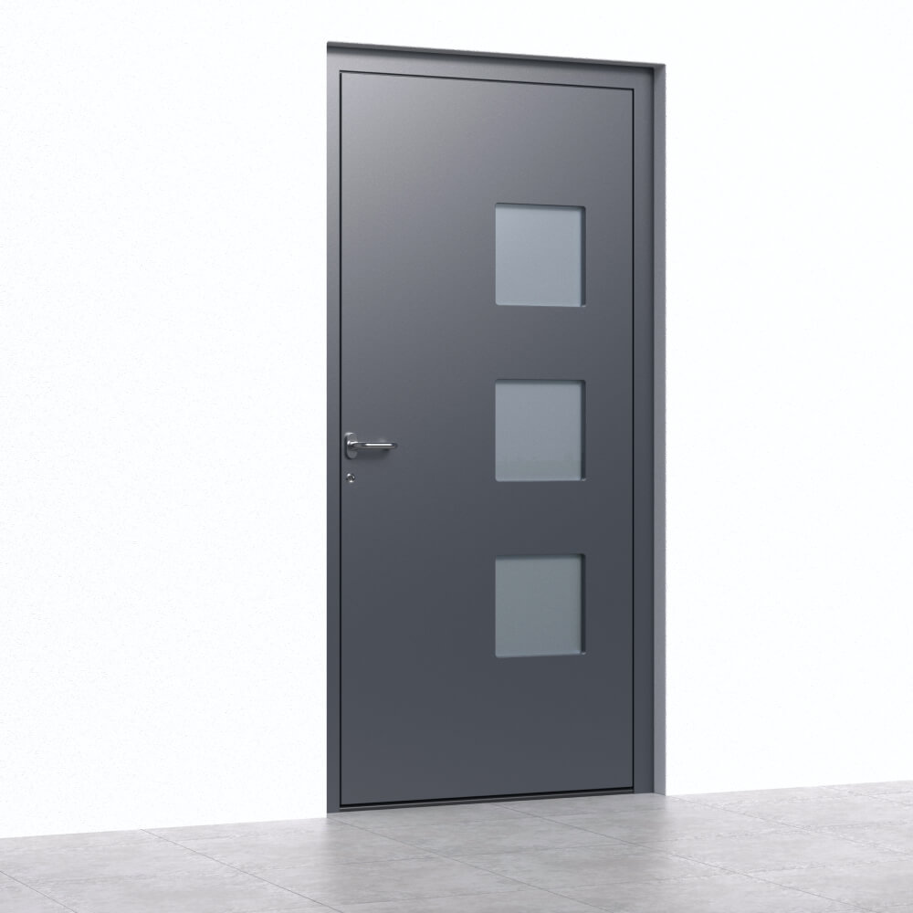 Puerta de entrada de aluminio BASIC Sanlúcar de Barrameda render