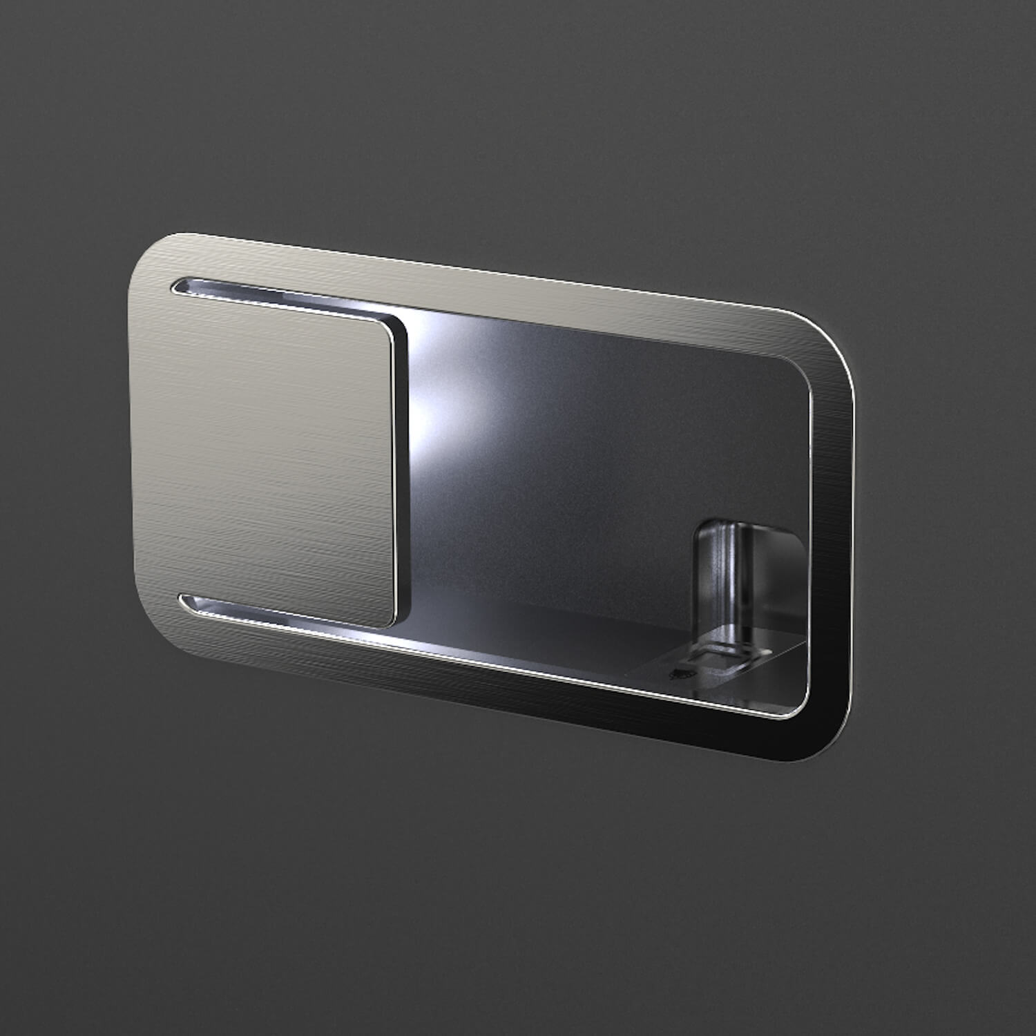 Tirador empotrado 9613 Lux para puertas